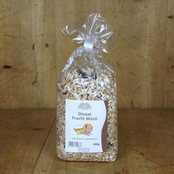 products dinkel frucht muesli 500g 02 056 hofladen melder