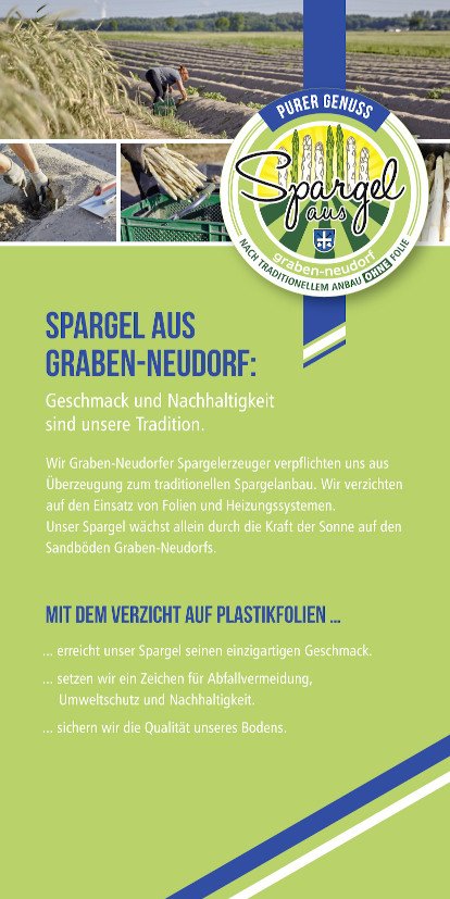 Spargelanbau Flyer